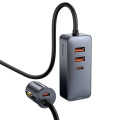 Автомобільний зарядний пристрій Baseus CCBT-A0G 120W Gray
