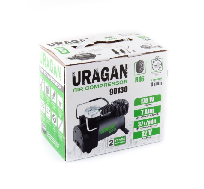 Автомобільний компресор URAGAN 90130