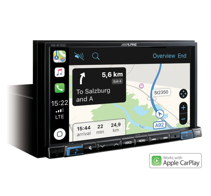 Автомагнітола Alpine INE-W720D