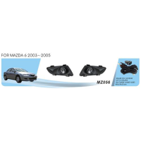 Протитуманні фари Vitol MZ-056W Mazda 6 2003-05 ел.проводка