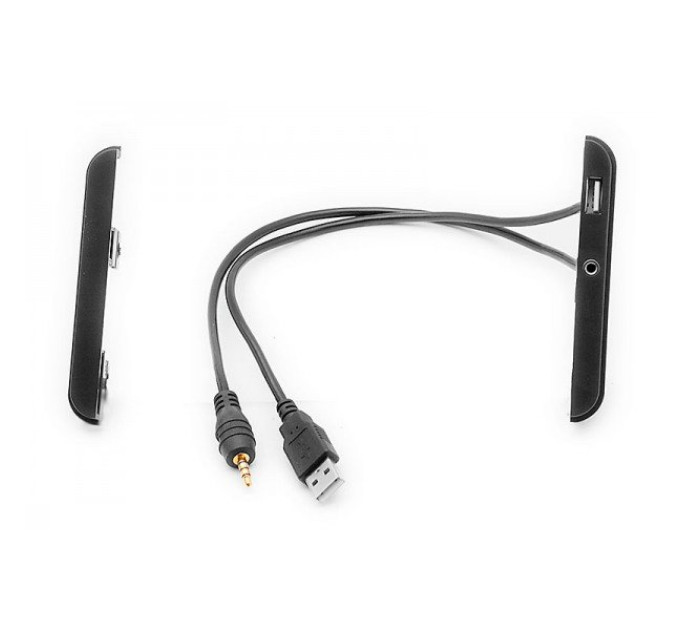 Перехідна рамка Toyota с USB и AUX удлинителем Carav 11-712