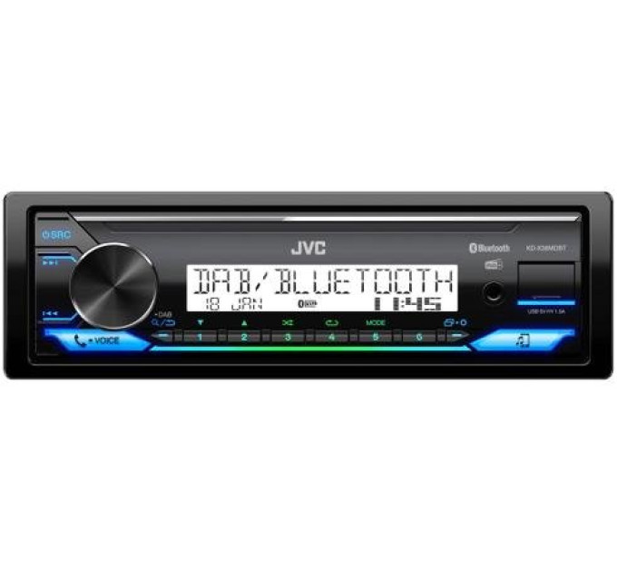 Автомагнітола JVC KD-X38MDBT