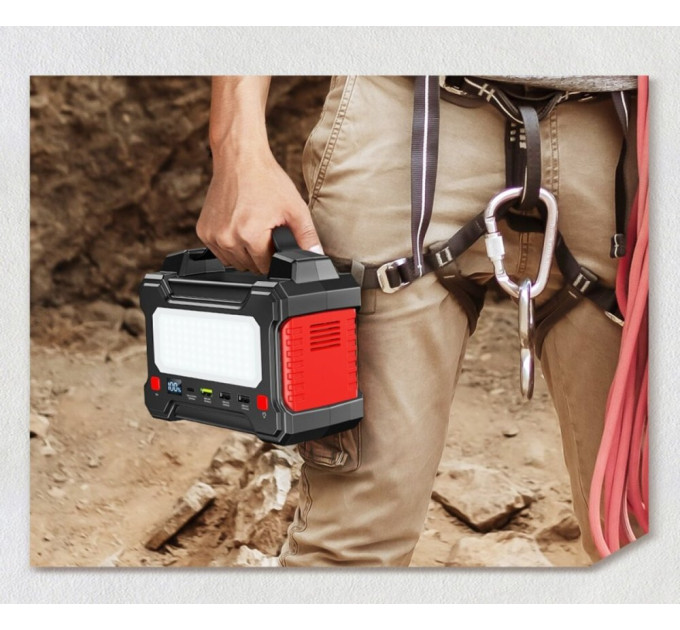 Портативна зарядна станція REMAX RPP-325 Black-Red 150W 36000mAh