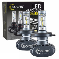 Світлодіодні лампи Solar LED H4 12/24V 6000K 50W Seoul CSP