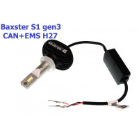 Світлодіодні лампи Baxster S1 gen3 H27 6000K CAN+EMS