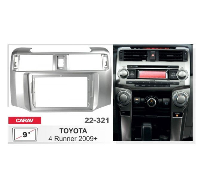 Перехідна рамка Toyota 4Runner Carav 22-321