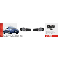 Протитуманні фари Vitol CV-527W Chevrolet Aveo Hatchback 2010-12 ел.проводка