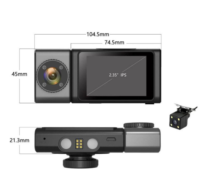 Відеореєстратор Aspiring Alibi 9 GPS, 3 Cameras, Speedcam