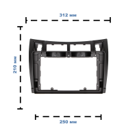 Перехідна рамка Element Toyota Yaris 2005-2012