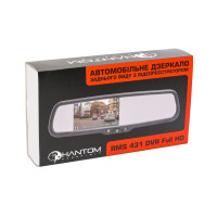Дзеркало з відеореєстратором Phantom RMS-431 DVR Full HD