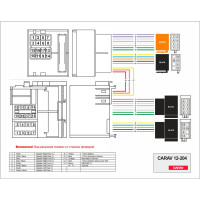Перехідник для магнітол BMW, Land Rover, Rover, Mini Carav 12-204