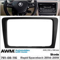 Перехідна рамка Skoda Rapid Spaceback AWM 781-08-116