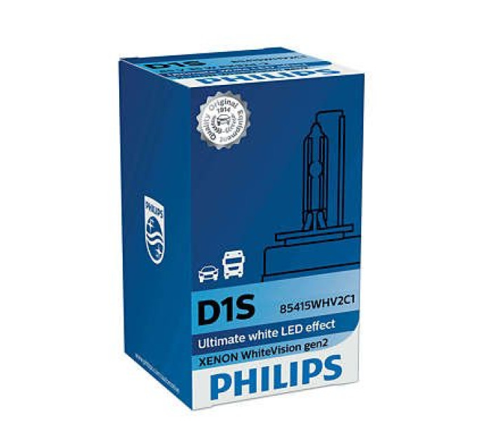 Ксенонова лампа Philips Xenon WhiteVision gen2 D1S 85415WHV2C1