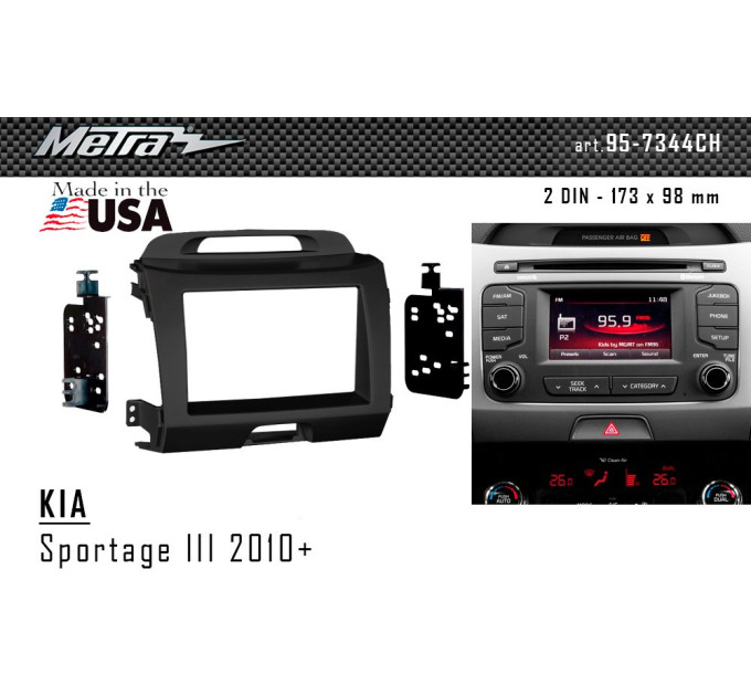 Перехідна рамка KIA Sportage Metra 95-7344CH