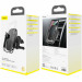 Автомобільний тримач Baseus Rock-solid Electric Holder Wireless Black