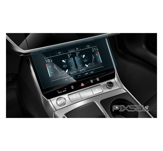 Захисне скло на клімат контроль Audi A6 / S6 2019- (глянсове) Pixsel AUDI-2347-H