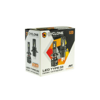 Світлодіодні лампи Cyclone LED H4 H/L 5000K 4800Lm type 33