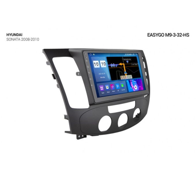 Штатна магнітола EasyGo M9-3-32-HS Hyundai Sonata 2008-2010
