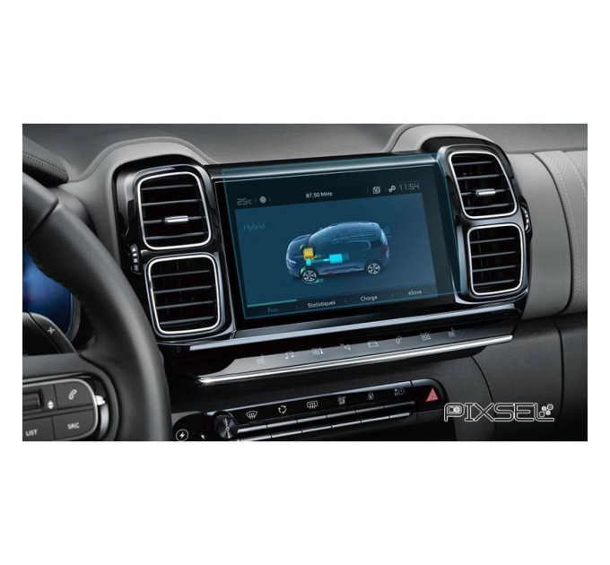 Захисне скло на монітор Citroen C5 Aircross 2018- (глянсове) Pixsel CN-3721-H