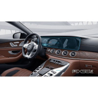 Захисне скло на монітор Mercedes AMG GT цілісний 2019- (матове) Pixsel MB-3528-M