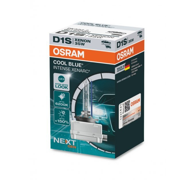 Ксенонова лампа Osram Cool Blue Intense Next Gen D1S 66140CBN 35W PK32d-2