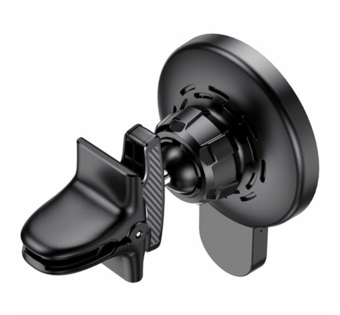 Автомобільний тримач HOCO CA85 Ultra-fast magnetic wireless charging car holder Black