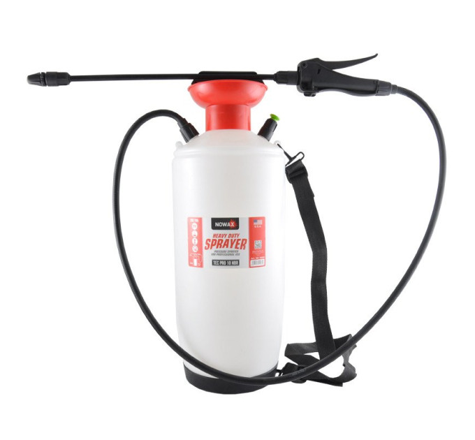 Помповий распиліватель Nowax NX10930 Heavy duty sprayer TEC PRO 10 NBR 10л пластик