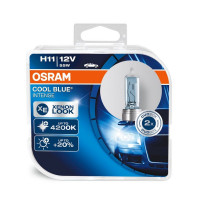 Комплект галогенних ламп OSRAM Cool Blue Intense 64211CBI-HCB H11 55W 12V PGJ19-2