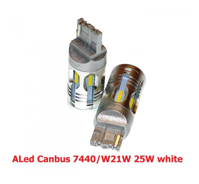 Лампа заднього ходу LED ALed Canbus 7440/W21W 25W white