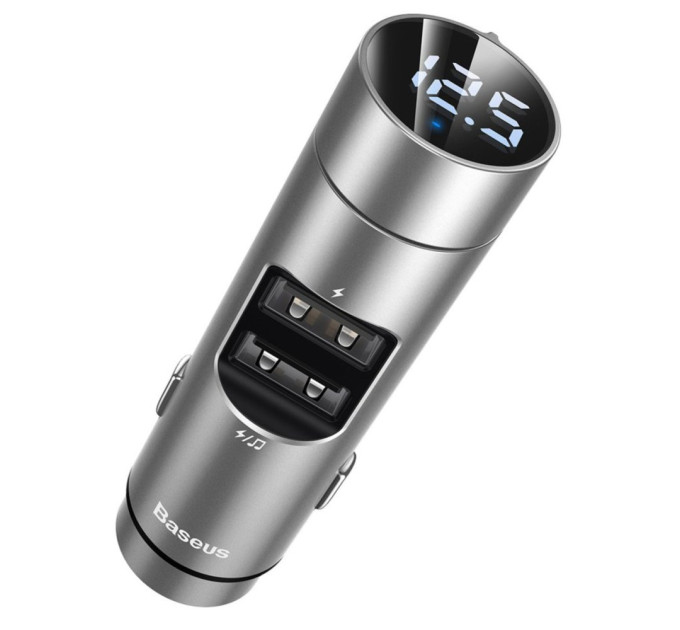 FM-трансмітер Baseus CCNLZ-0S Energy Wireless MP3 Charger Silver