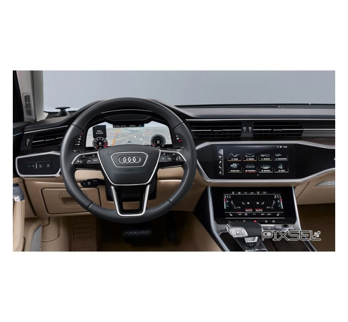 Захисне скло на панель приладів Audi A6 / S6 2019- (глянсове) Pixsel AUDI-1549-H