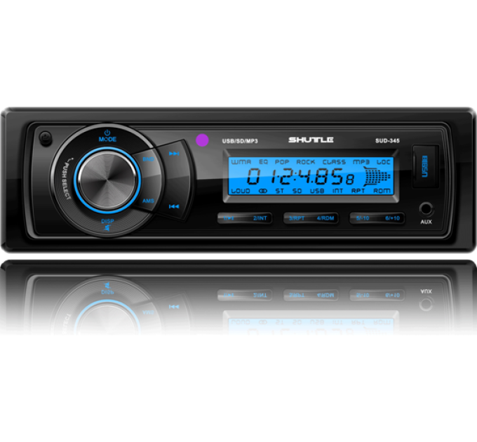 Автомагнітола Shuttle SUD-345 Black/Blue