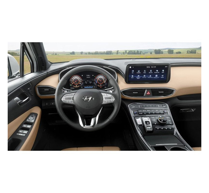 Захисне скло на монітор Hyundai Santa Fe 2020- (глянсове) Pixsel HD-7845-H