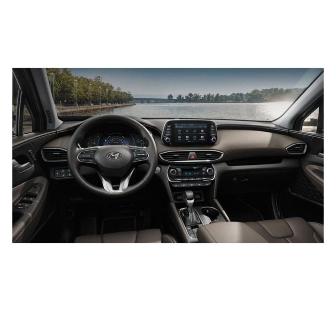 Захисне скло на монітор Hyundai Santa Fe 2018-2019 (матове) Pixsel HD-7745-M