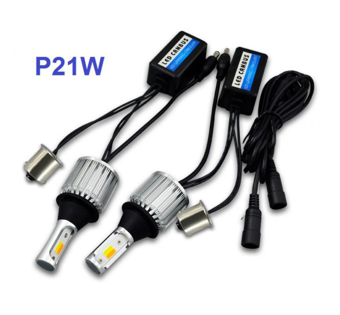 Лампи DRL+поворот Baxster Cob Light P21W