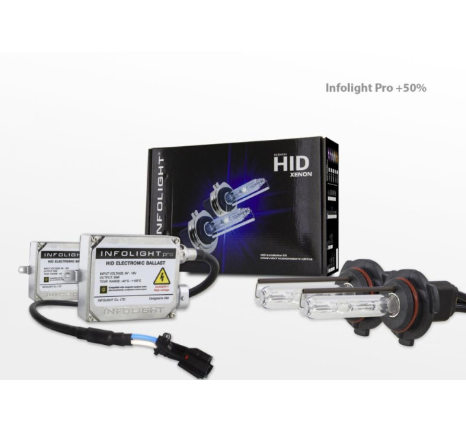 Комплект ксенону Infolight Pro +50% HВ4 9006 6000K