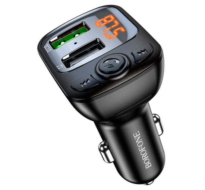 FM-трансмітер BOROFONE BC41 Eminency QC3.0 Black