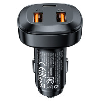 Автомобільний зарядний пристрій ACEFAST B9 66W (2USB-A+USB-C)