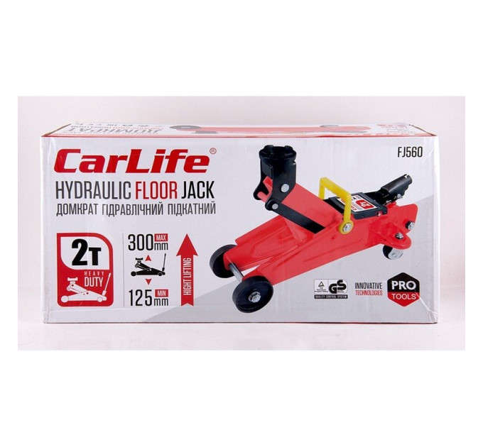 Домкрат Carlife FJ560 2т