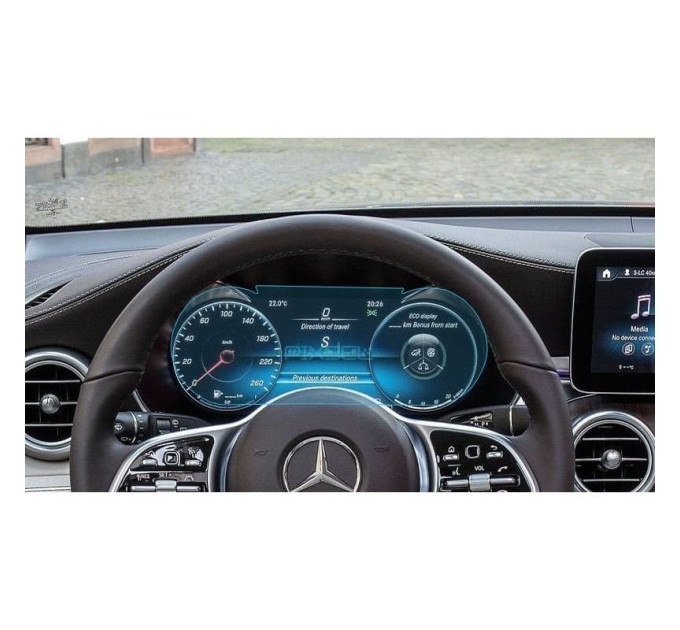 Захисне скло на панель приладів Mercedes GLC-Class 2019- (матове) Pixsel MB-3171-M