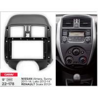 Перехідна рамка Nissan Almera, Sunny, Latio, Renault Scala Carav 22-178