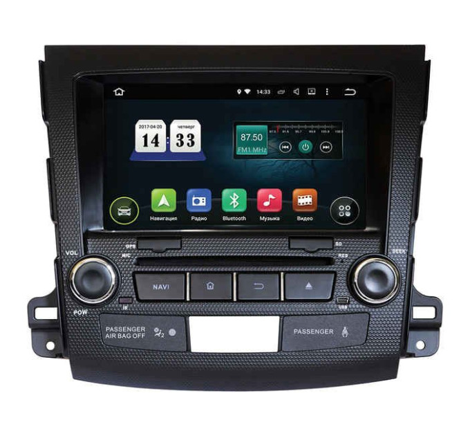 Штатна магнітола Incar TSA-6181 Mitsubishi Outlander XL