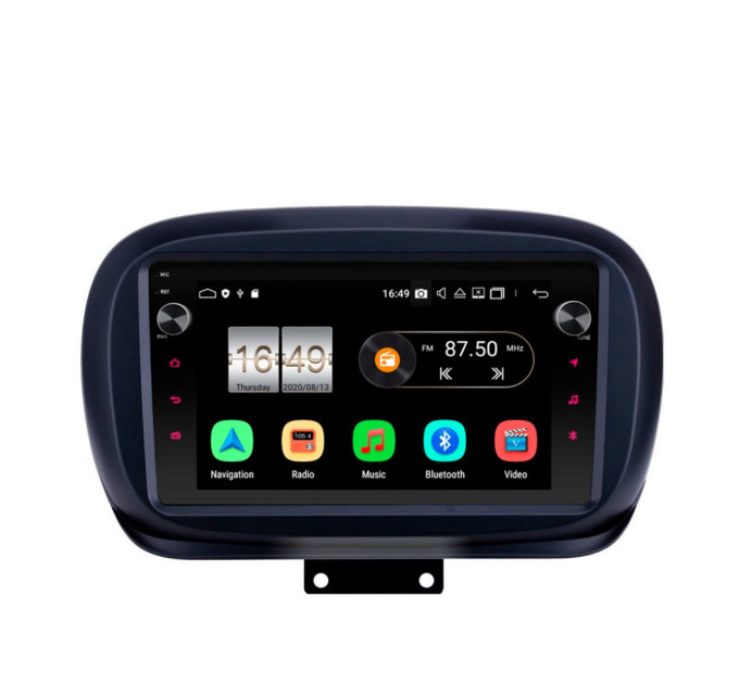 Штатна магнітола Torssen Fiat 500/500X 14-19 MP9232 круговий огляд