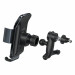 Автомобільний тримач Baseus Smart Solar Power Wireless Car Mount Electric Holder Black