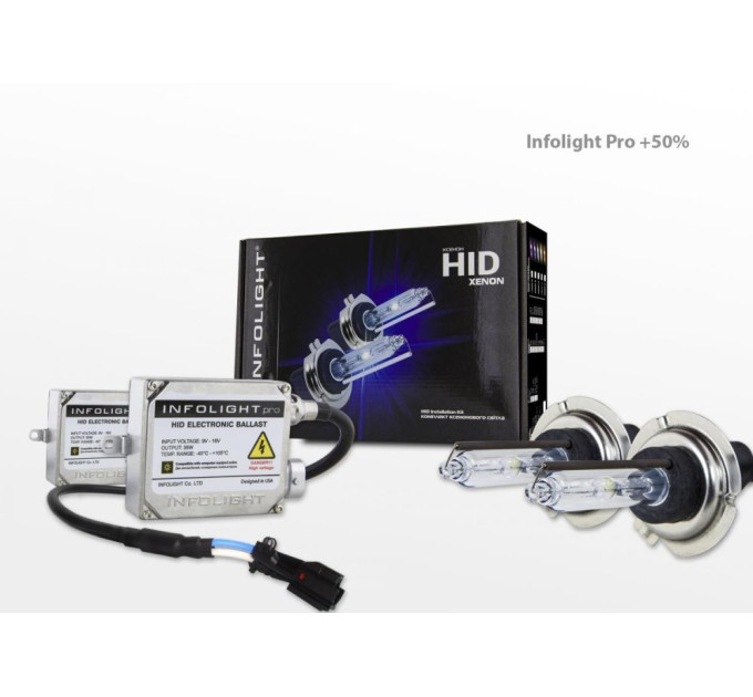Комплект ксенону Infolight Pro +50% H7 5000K