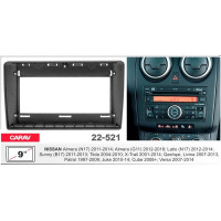 Перехідна рамка Nissan Almera, Tiida, X-trail, Qashqai, Patrol, Juke, Cube Carav 22-521