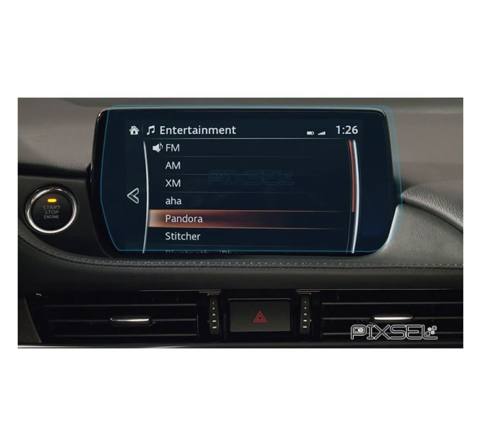 Захисне скло на монітор Mazda 6 2018- (глянсове) Pixsel MZ-1268-H