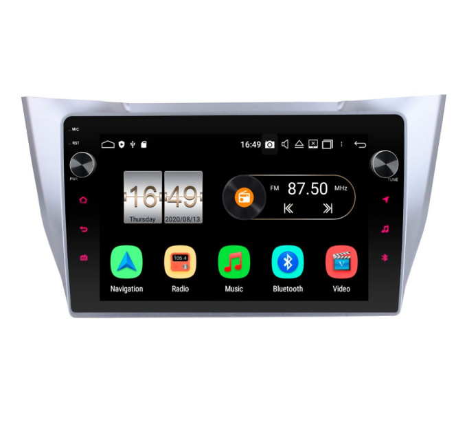 Штатна магнітола Torssen Lexus RX 03-09,Toyota Harrier Grey CAN BUS MP10232 круговий огляд