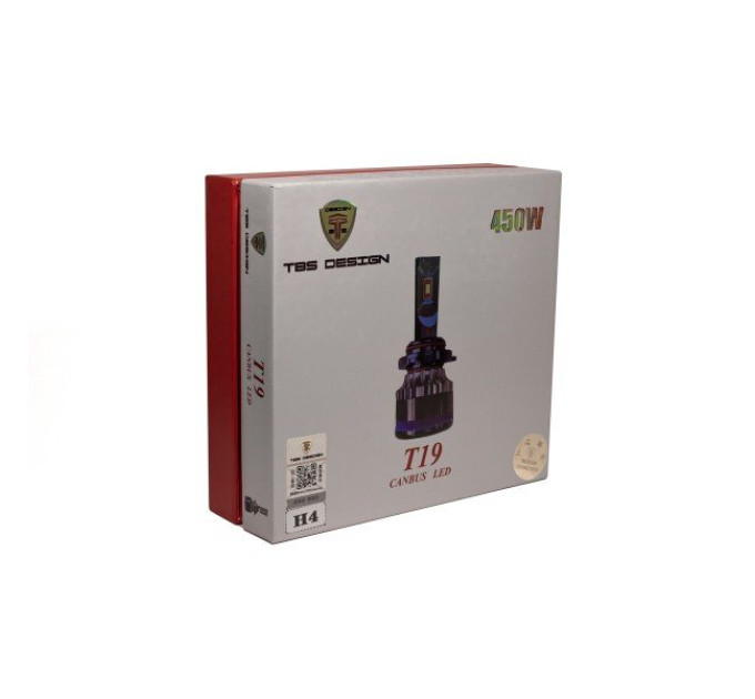 Світлодіодні лампи HeadLight T19 H4 (P43t) 45W 9-32V 6000K