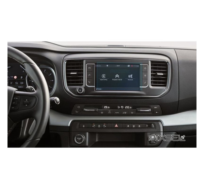 Захисне скло на монітор Citroen Space Tourer 2017- (глянсове) Pixsel CN-1722-H
